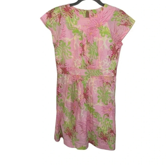 Lilly Pulitzer Cedar Pink Cap Sleeve Dress Size 14 - Picture 1 of 8